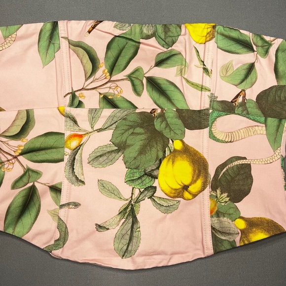 NEW Pink Patterned White Fox Boutique Bustier/Corset Top, Size Medium - Picture 1 of 3